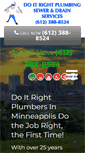 Mobile Screenshot of do-it-right-plumbing.com